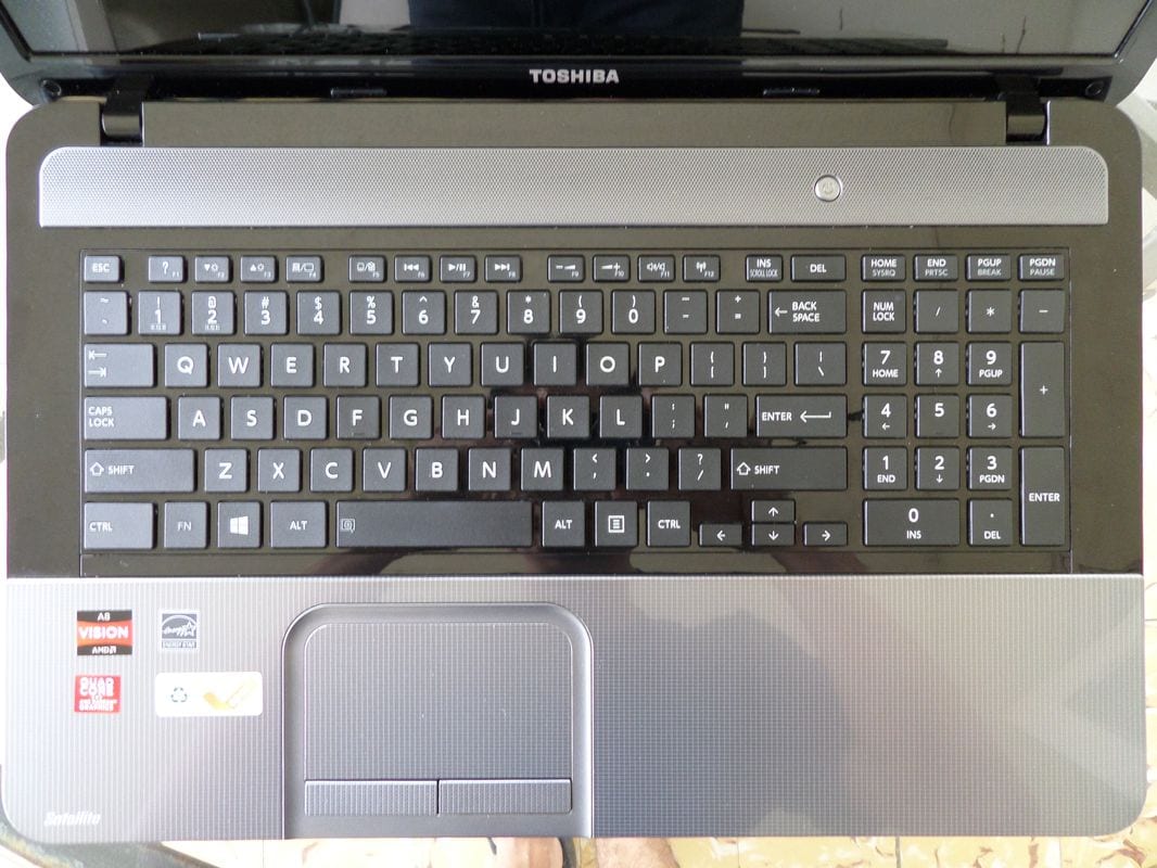 Toshiba keyboard