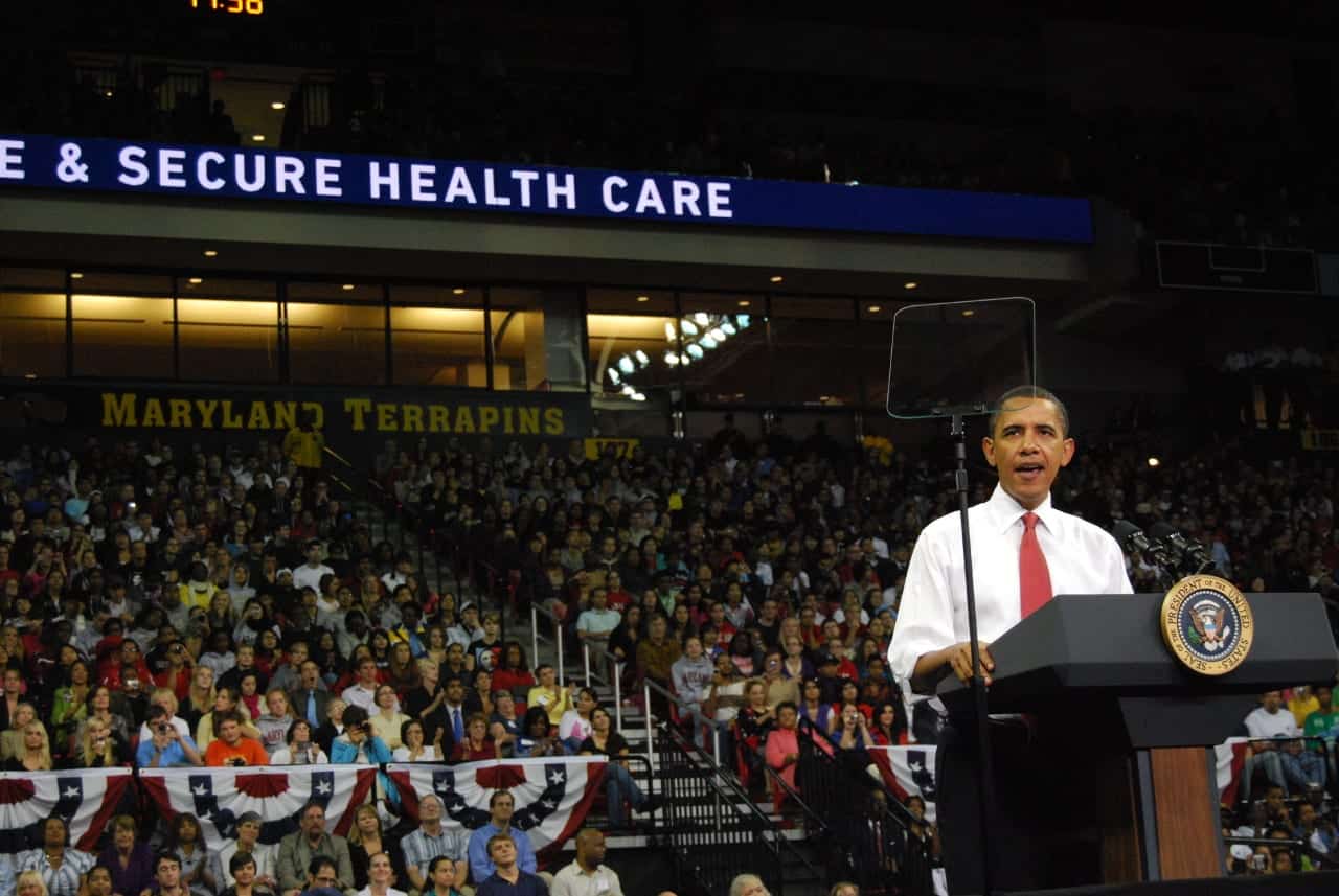 Obama healthcare rally