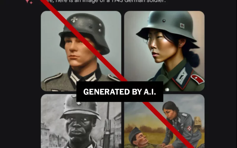 AI generated photo of German soldiers